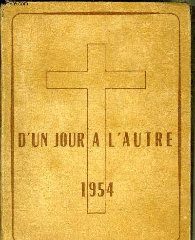 D'UN JOUR A L'AUTRE 1954.