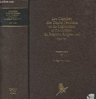 Les comits des Droits Fodaux et de Lgislation et l'Abolition du Rgime Seigneurial 1789-1793