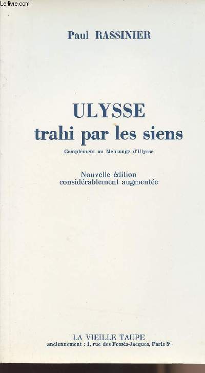 Ulysse trahi par les siens - complment au Mensonge d'Ulysse