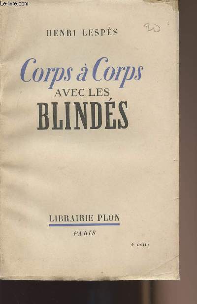 Corps  corps avec les blinds