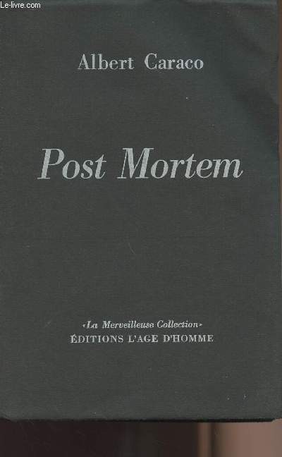 Post Mortem - collection 
