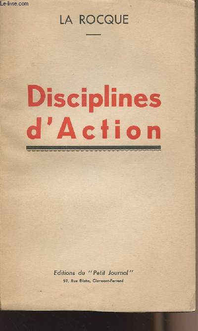 Discipline d'action