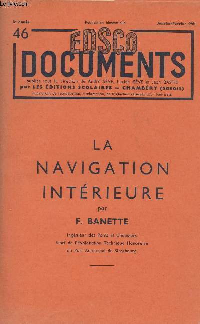 La navigation Intrieure - Edsco Documents n46