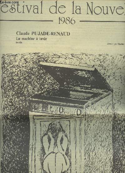 Festival de la Nouvelle - 1986 - Claude Pujade-Renaud - La machine  laver (indit) - Illustr par Michel Krakowski