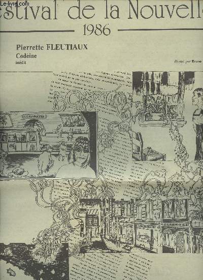 Festival de la Nouvelle - 1986 - Pierrette Fleutiaux - Codine (indit) - Illustr par Bruno Marty
