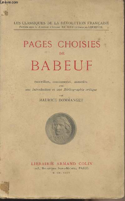 Pages choisies de Babeuf - 