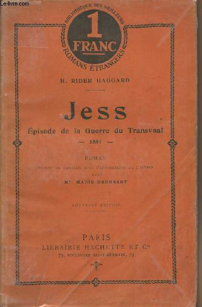 Jess - Episode de la guerre du Transvaal - 1881 - 