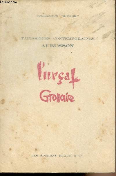 Tapisserie contemporaines Aubusson - Gromaire - collection 