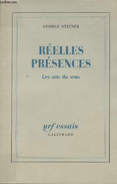 Relles prsences - Les arts du sens - 