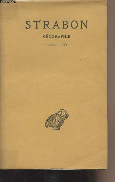 Gographie (Livres III - IV) Tome II - collection 