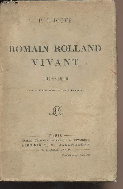 Romain Rolland vivant 1914-1919
