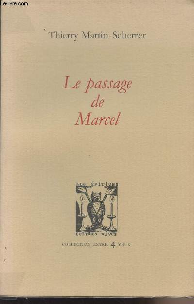 Le passage de Marcel - collection 