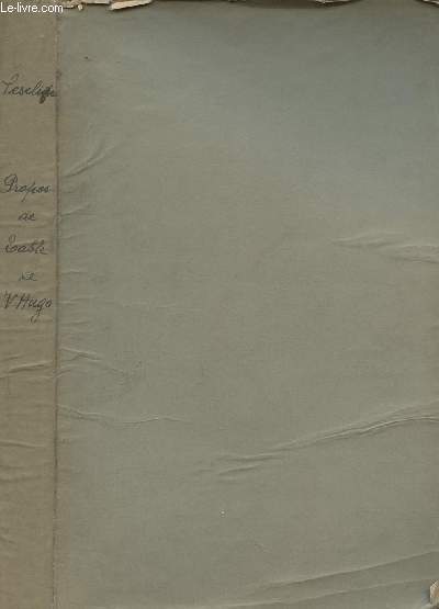 Propos de Table de Victor Hugo recueillis par Richard Lesclide