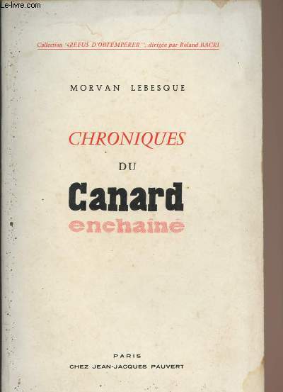 Chroniques du Canard Enchan - 