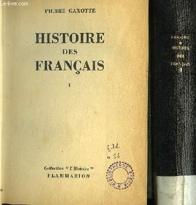 HISTOIRE DES FRANCAIS I ET II.