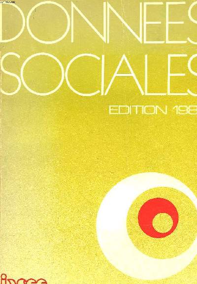 DONNEES SOCIALES. EDITION 1984.