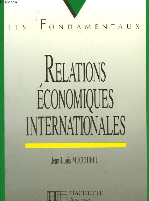 RELATIONS ECONOMIQUES INTERNATIONALES