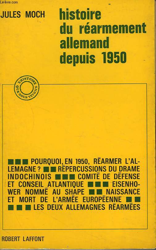 HISTOIRE DU REARMEMENT ALLEMAND DEPUIS 1950
