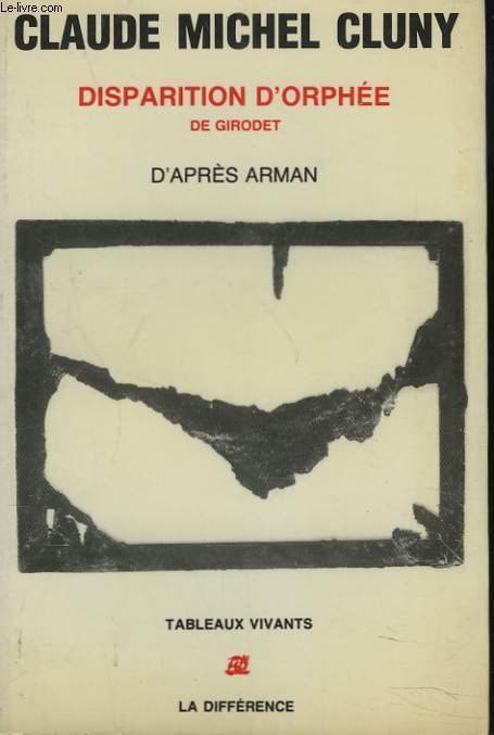 DISPARITION D'ORPHEE DE GIRODET D'APRES ARMAN