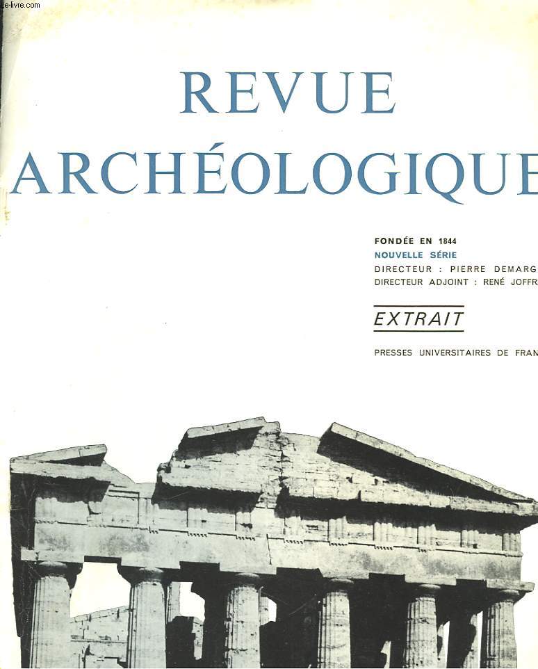 REVUE ARCHEOLOGIQUE, FONDEE EN 1844. EXTRAIT DE 1971. UN ATHLETE NOUVEAU AU GYMNASE DE SALAMINE DE CHYPRE.