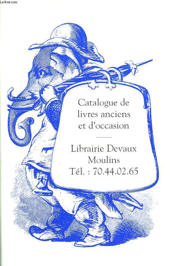 CATALOGUE DE LIVRES ANCIENS ET D'OCCASION. N26.