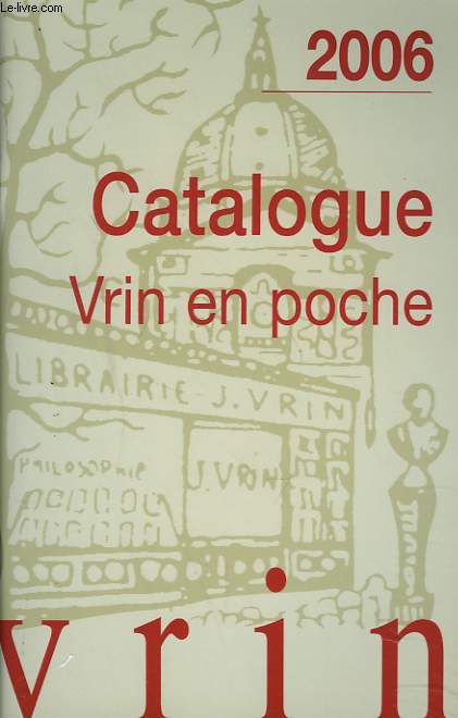 CATALOGUE VRIN E POCHE 2006.