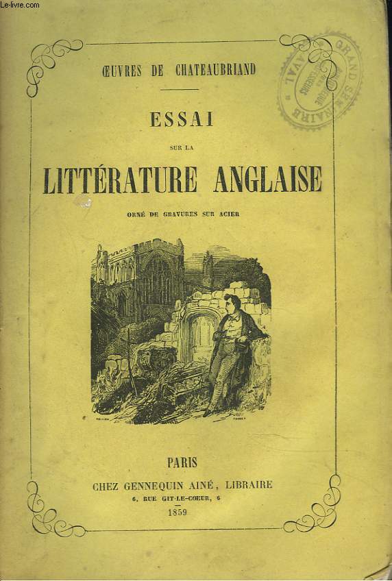 OEUVRES. TOME 16. LITTERATURE ANGLAISE.