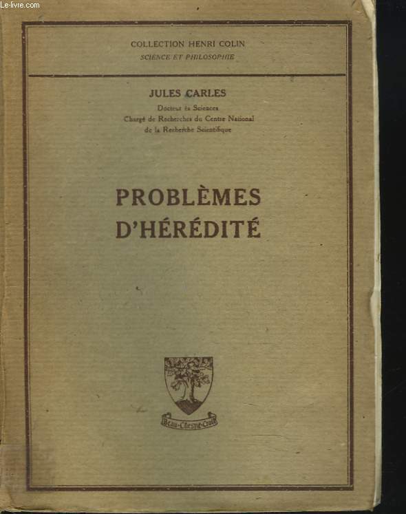 PROBLEMES D'HEREDITE