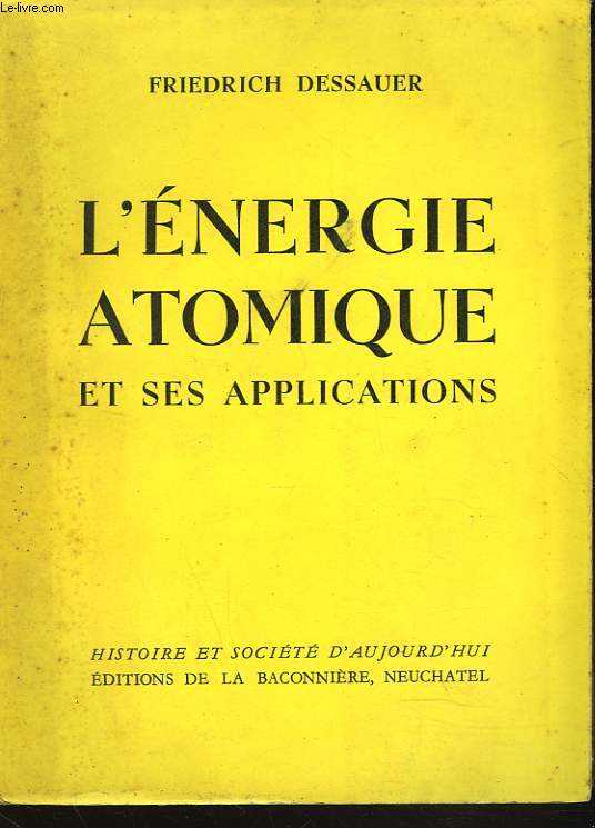 L'ENERGIE ATOMIQUE ET SES APPLICATIONS