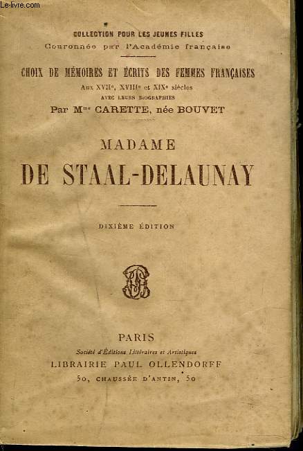 MADAME DE STAAL-DELAUNAY