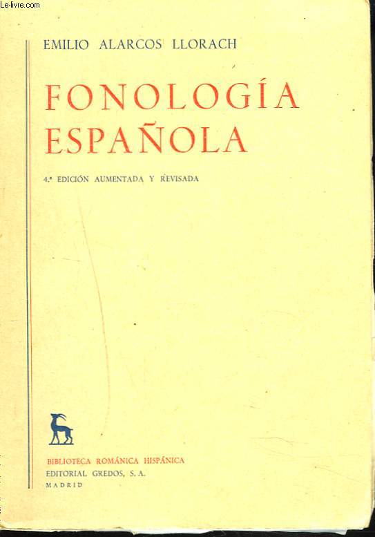 FONOLOGIA ESPANOLA