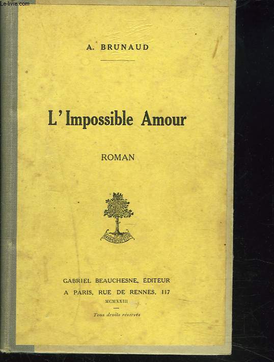 L'IMPOSSIBLE AMOUR