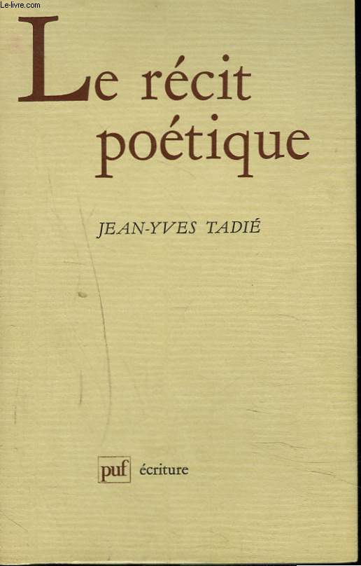 LE RECIT POETIQUE