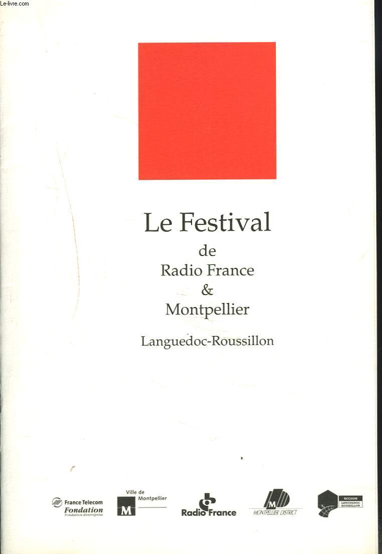 LE FESTIVAL DE RADIO FRANCE ET MONTPELLIER, LANGUEDOC ROUSSILLON. 12e. FRANCESCO CILEA. L'ARLESIENNE. SAMEDI 20 JUILLET 1996.