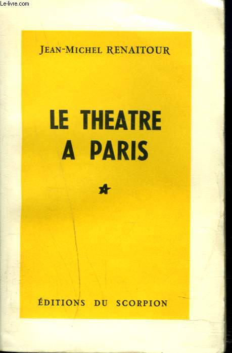 LE THEATYRE A PARIS en 1957.