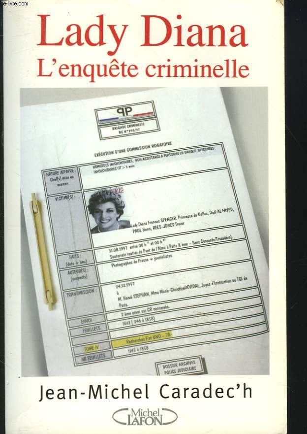 LADY DIANA. L'ENQUETE CRIMINELLE