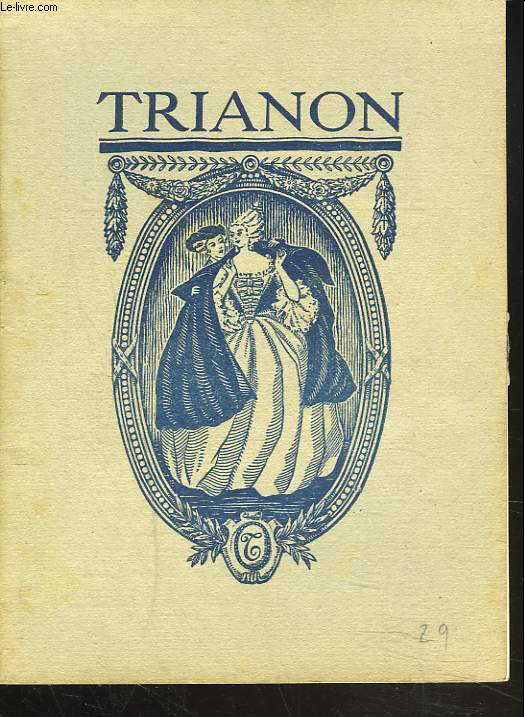 TRIANON-THEATRE SAISON 1929-30.