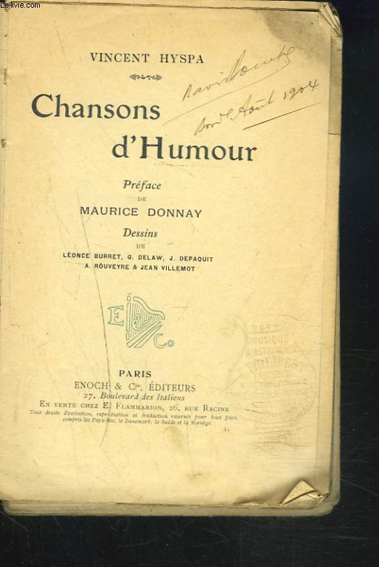 CHANSONS D'HUMOUR