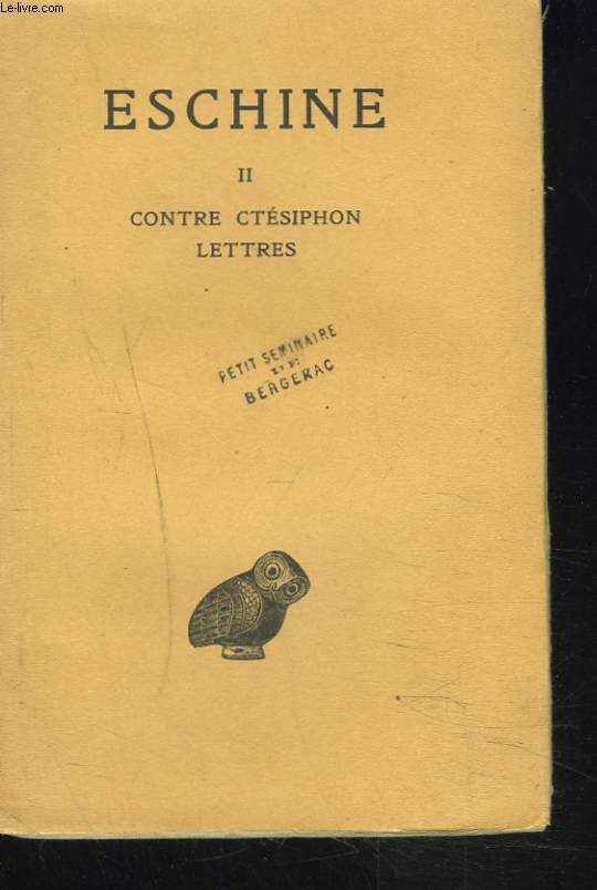 CONTRE CTESIPHON. LETTRES. II.