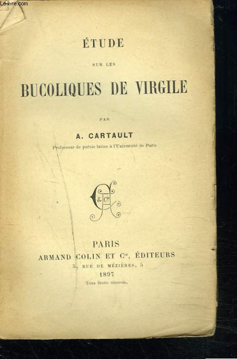 ETUDE SUR LES BUCOLIQUES DE VIRGILE.