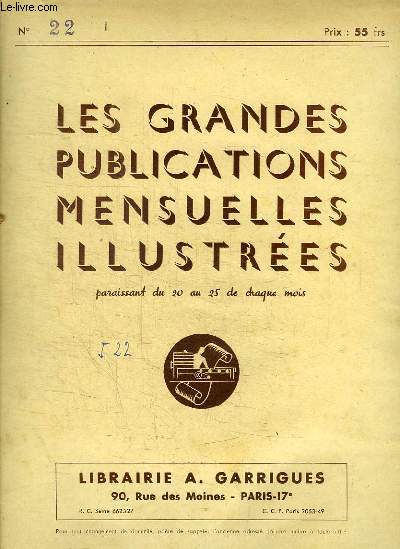 LES GRANDES PUBLICATIONS MENSUELLES ILLUSTREES N  22
