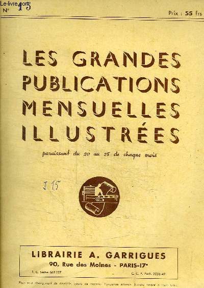 LES GRANDES PUBLICATIONS MENSUELLES ILLUSTREES N 15