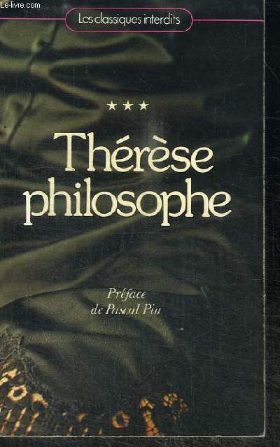 THERESE PHILOSOPHE - COLLECTION LES CLASSIQUES INTERDITS