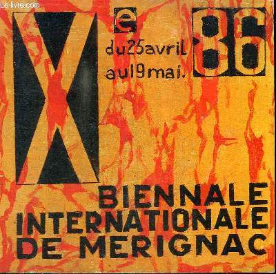 10E BIENNALE INTERNATIONALE DE MERIGNAC