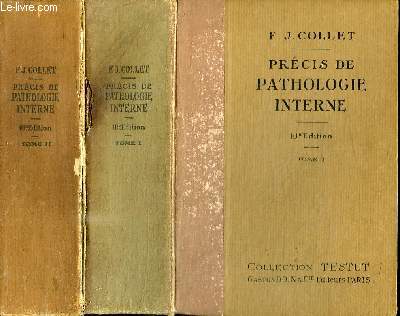 PRECIS DE PATHOLOGIE INTERNE - TOME 1 ET 2 EN 2 VOLUMES