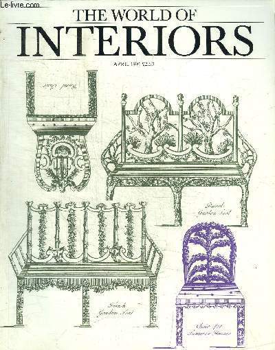 THE WORLD OF INTERIORS - APRIL 1991 -