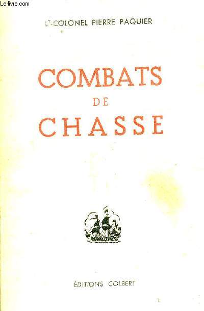 COMBATS DE CHASSE