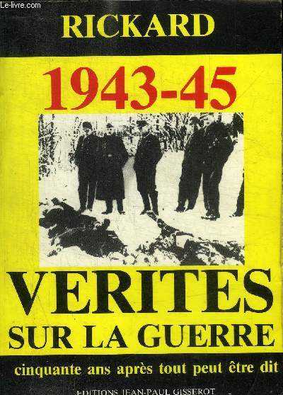 1943-45 VERITE GUERRE