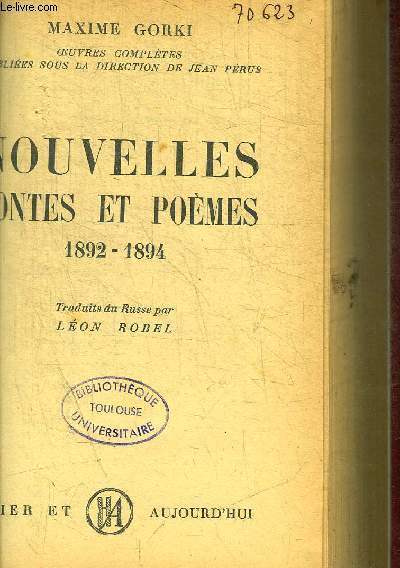 NOUVELLES CONTES ET POEMES - 1892 - 1894