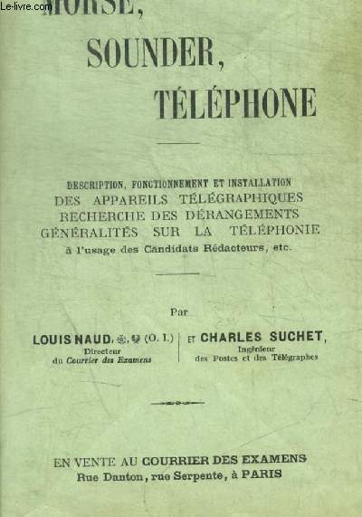 MORSE SOUNDER TELEPHONE